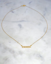 Load image into Gallery viewer, The &#39;Gold Brick&#39; Necklace - Boho Brooklyn Jewelry
