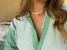 Load image into Gallery viewer, The ‘EWA’ White Shell Labradorite Choker - Boho Brooklyn Jewelry
