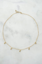 Load image into Gallery viewer, Gold CZ Shaker Necklace - Boho Brooklyn Jewelry
