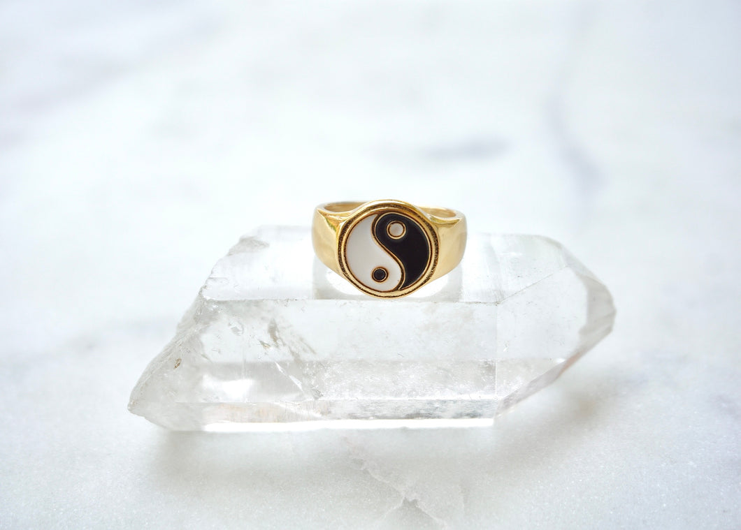 Yin Yang Ring - Boho Brooklyn Jewelry