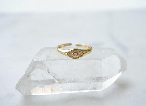 Eye Signet Ring - Boho Brooklyn Jewelry