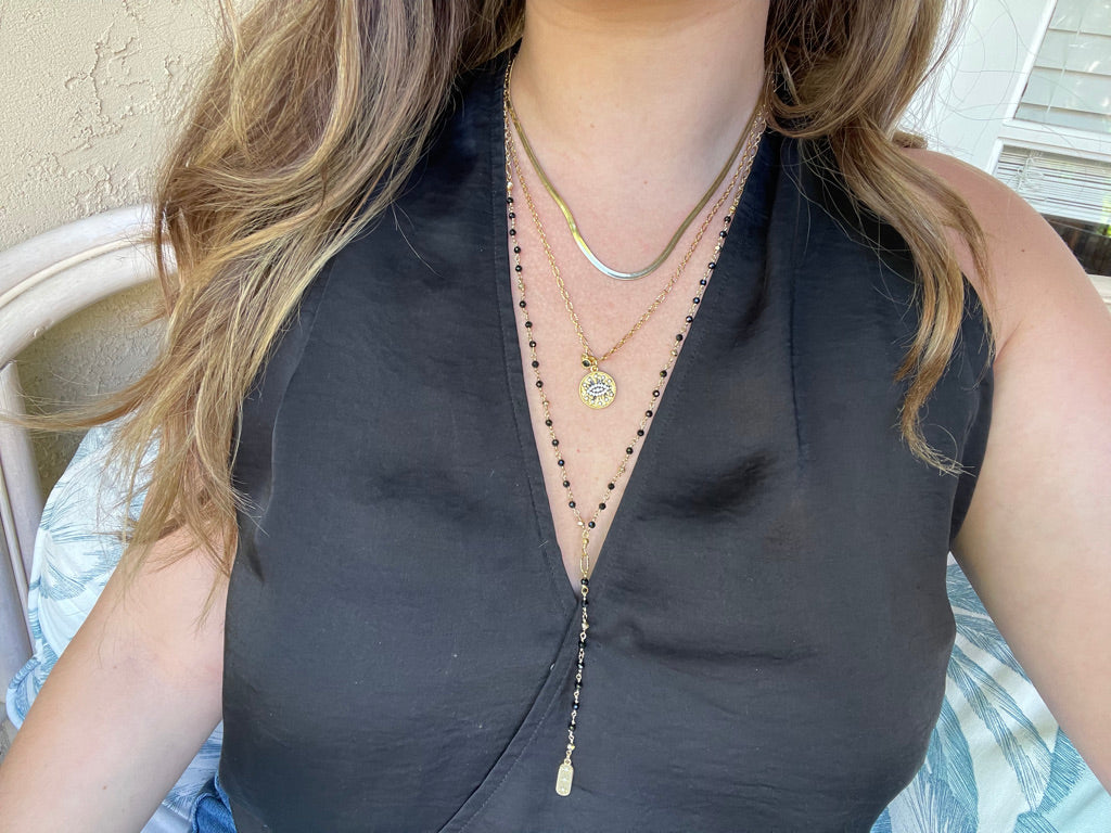 ‘MOON PHASE’ Lariat - Boho Brooklyn Jewelry