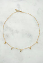 Load image into Gallery viewer, Gold CZ Shaker Necklace - Boho Brooklyn Jewelry
