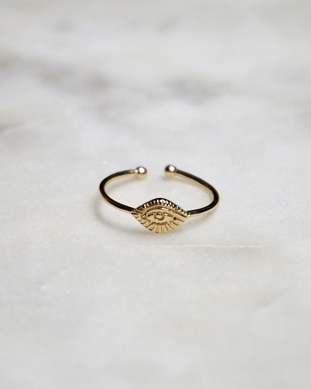 Evil Eye Stackable Ring - Boho Brooklyn Jewelry