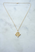 Load image into Gallery viewer, Pearly Gates Cross Necklace - Boho Brooklyn Jewelry
