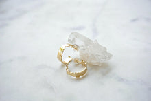 Load image into Gallery viewer, Mini ‘ADONIS’ Hammered Hoops - Boho Brooklyn Jewelry
