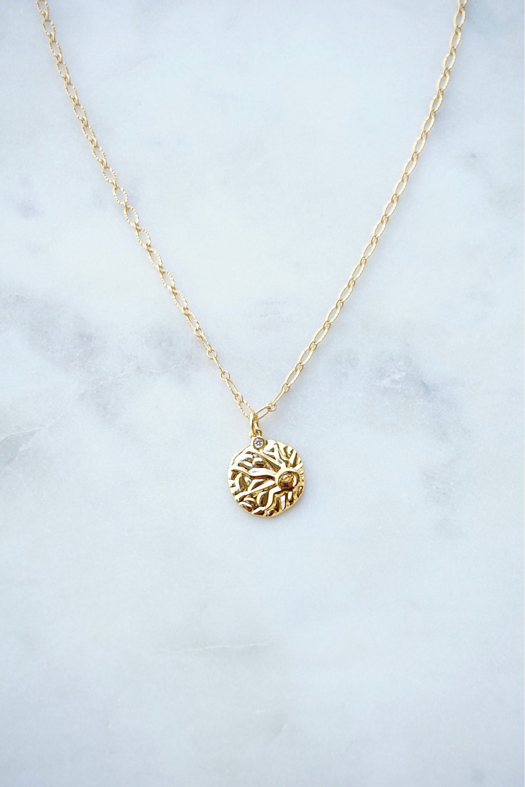 Sunburst Medallion Necklace