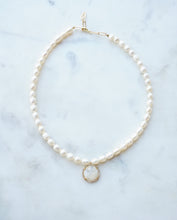 Load image into Gallery viewer, Pearl Moonstone Choker
