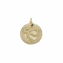 Load image into Gallery viewer, Slytherin’ Medallion Necklace
